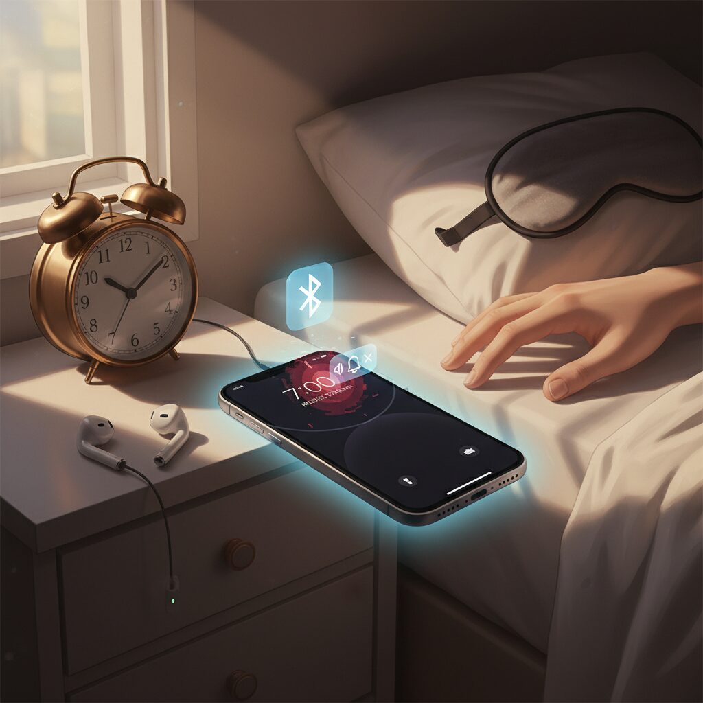 Bluetooth接続がアラーム出力に与える予期せぬリスク のイメージ