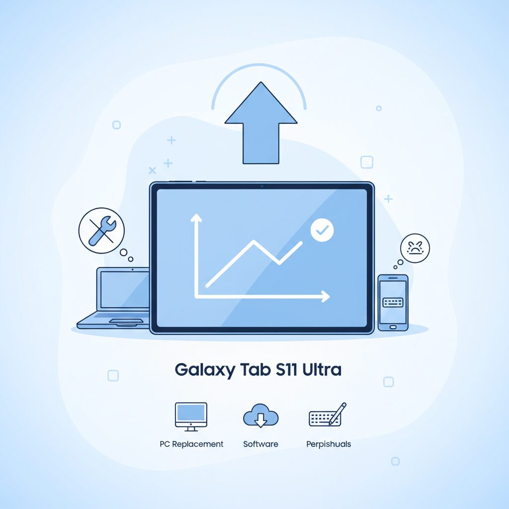 Galaxy Tab S11シリーズの製品ポジショニング のイメージ