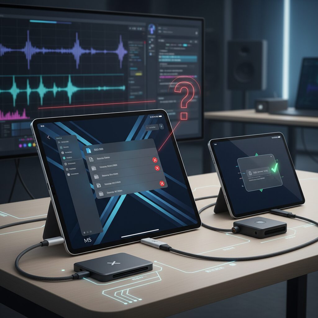 第12世代iPadとM5搭載iPad Proの接続規格とI/O性能 のイメージ