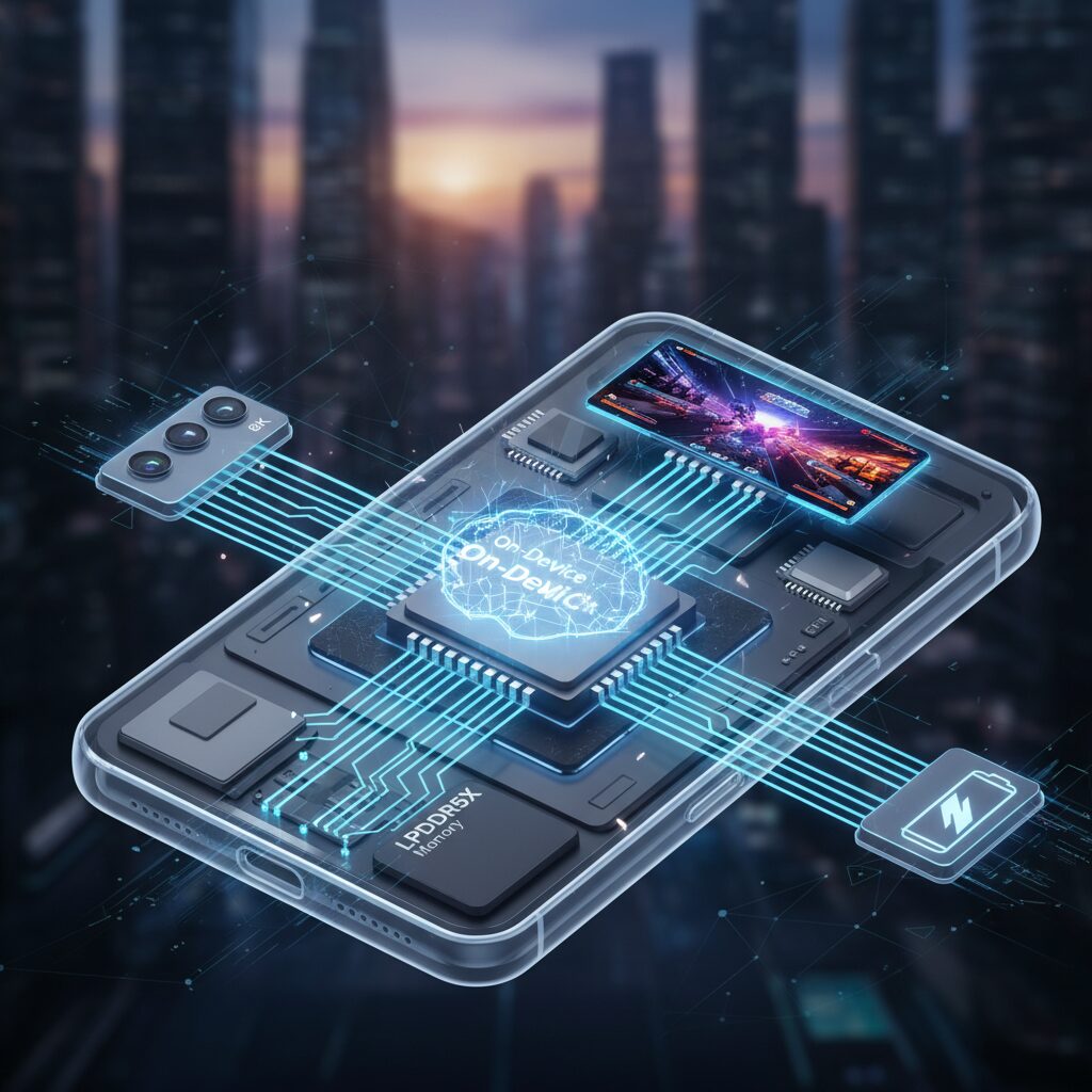 オンデバイスAI時代にメモリ性能が重要視される理由 のイメージ