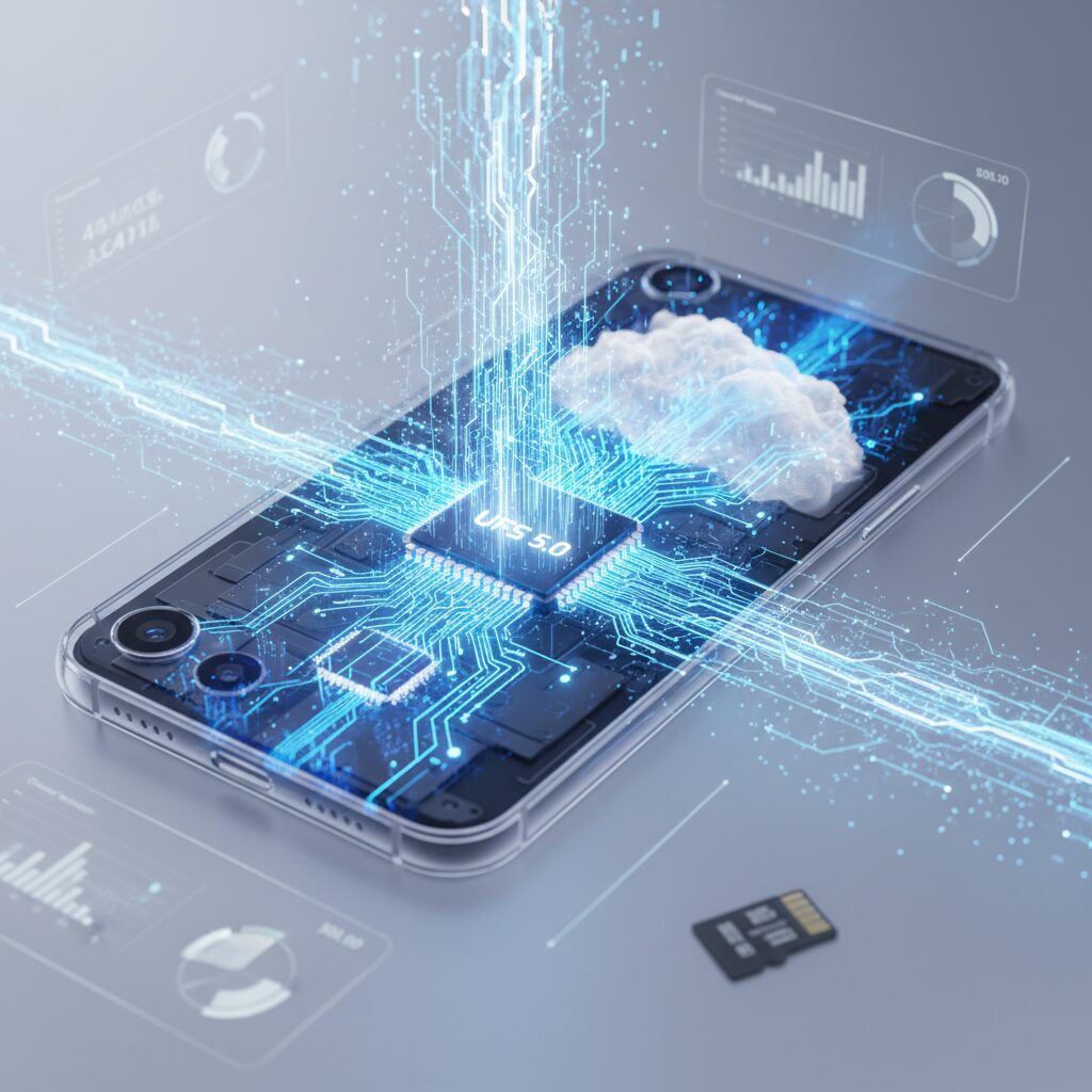 UFS 5.0がもたらした内蔵ストレージ性能の飛躍 のイメージ