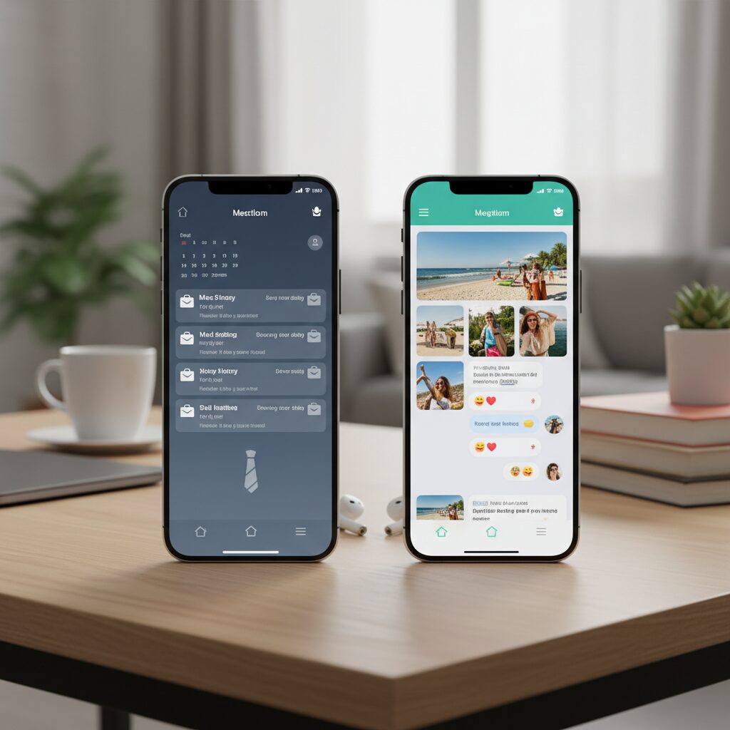 仕事と私生活を分けるという運用ニーズの拡大 のイメージ