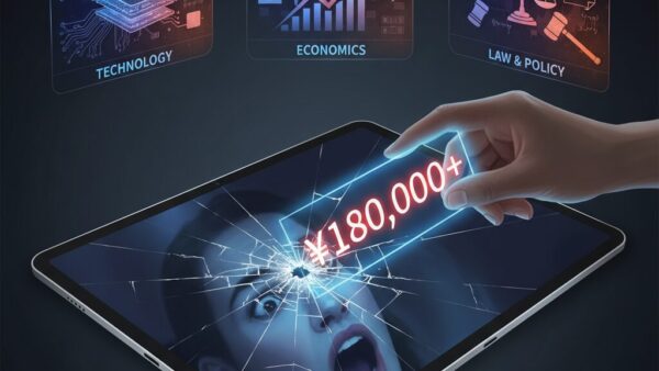 なぜタブレットの画面修理はここまで高い？2026年に修理費が急騰した技術・経済・法制度の全真相