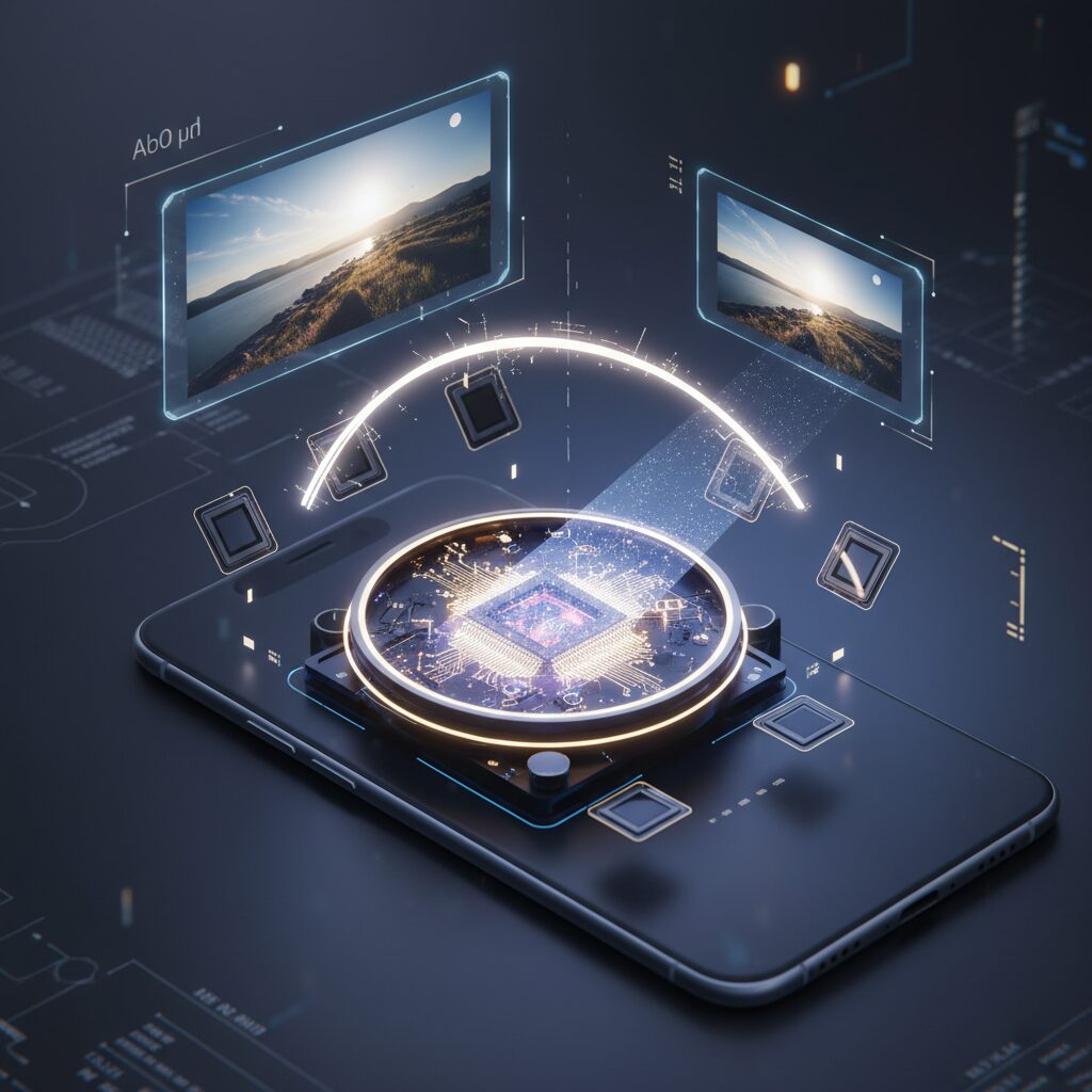 画素数競争からセンサーサイズ競争への転換 のイメージ