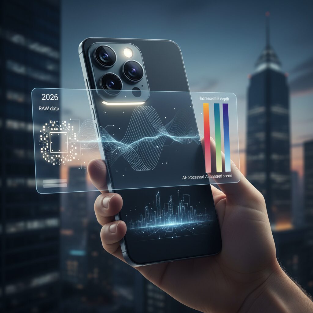 2026年に進化したスマホカメラセンサーとビット深度 のイメージ