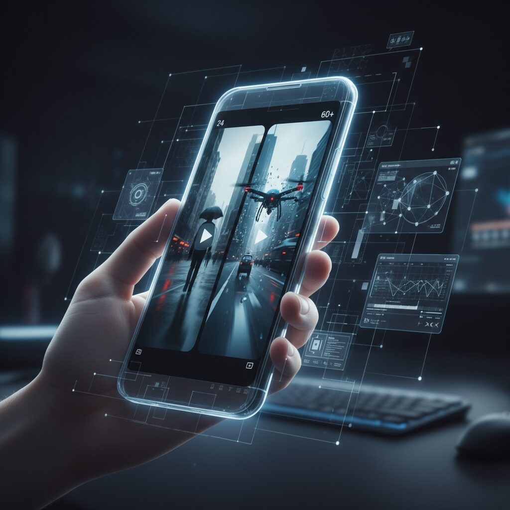 60fps以上がもたらすリアリズムと編集自由度の進化 のイメージ