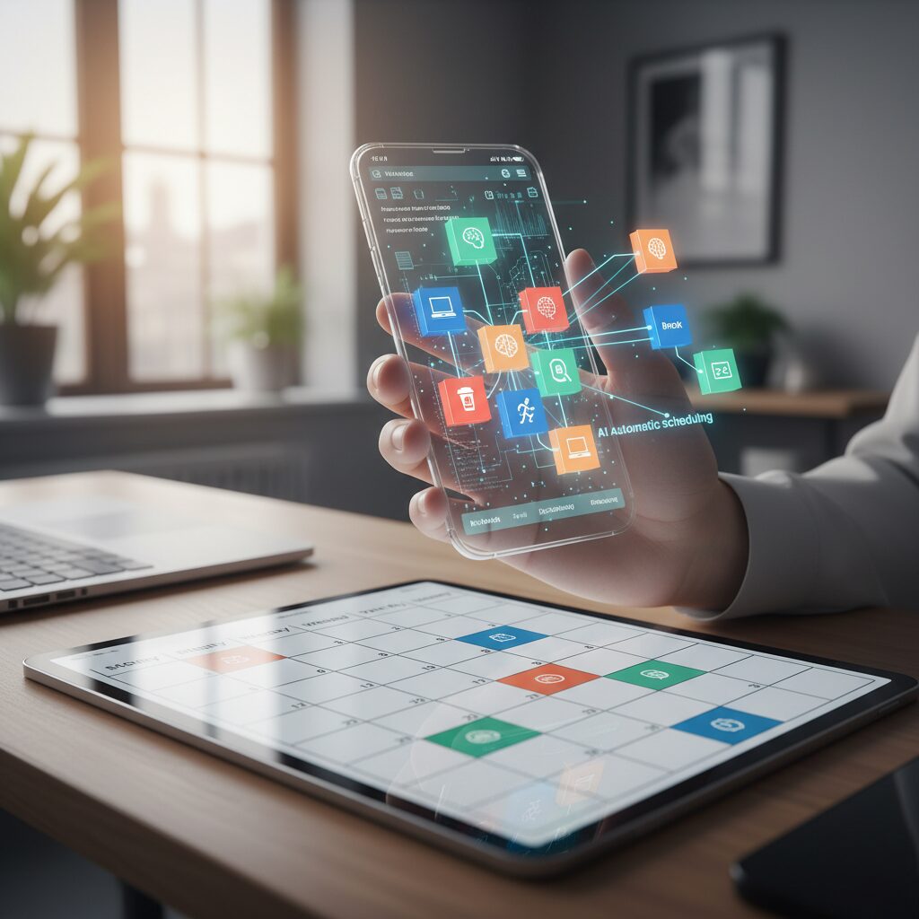 タイムブロッキングとAI自動スケジューリングの実力 のイメージ