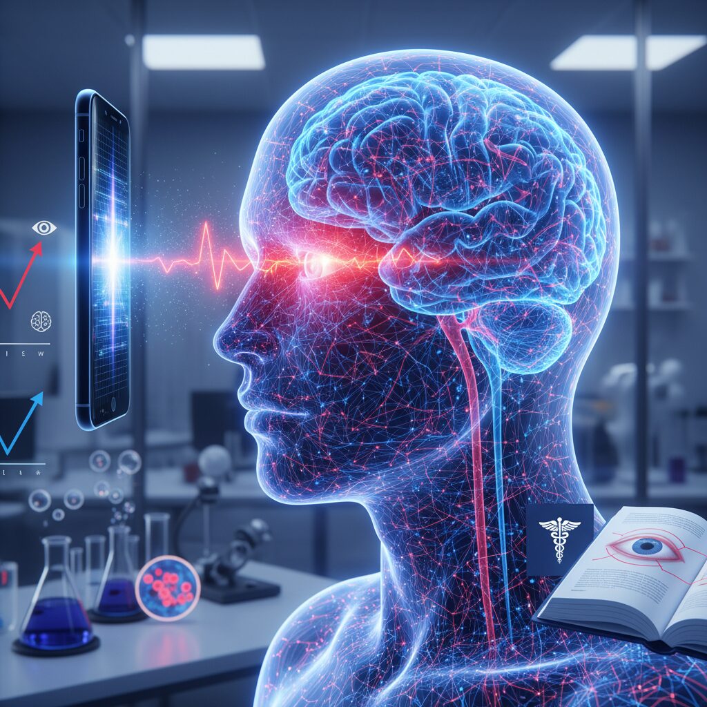 医学研究が示すデジタル・アイストレインの実態 のイメージ