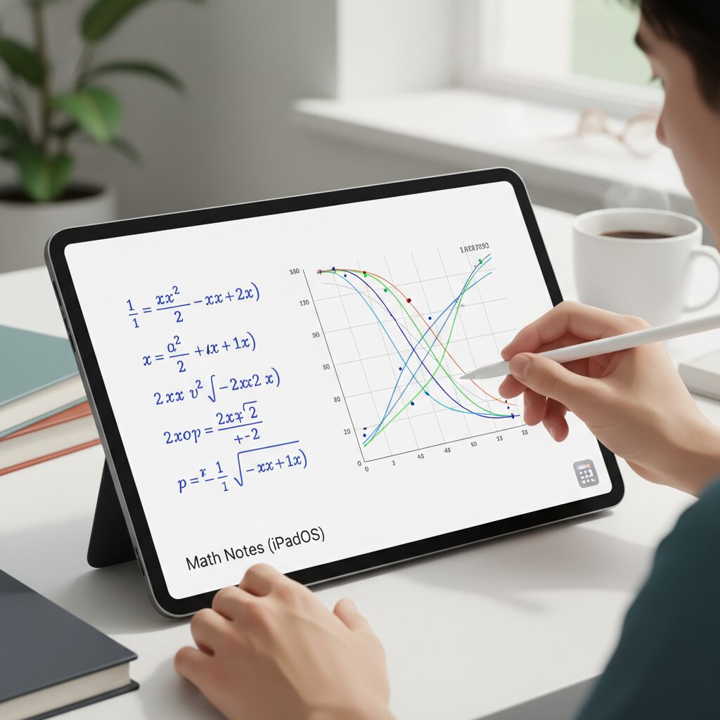iPadOSの計算メモ（Math Notes）がもたらした変化 のイメージ