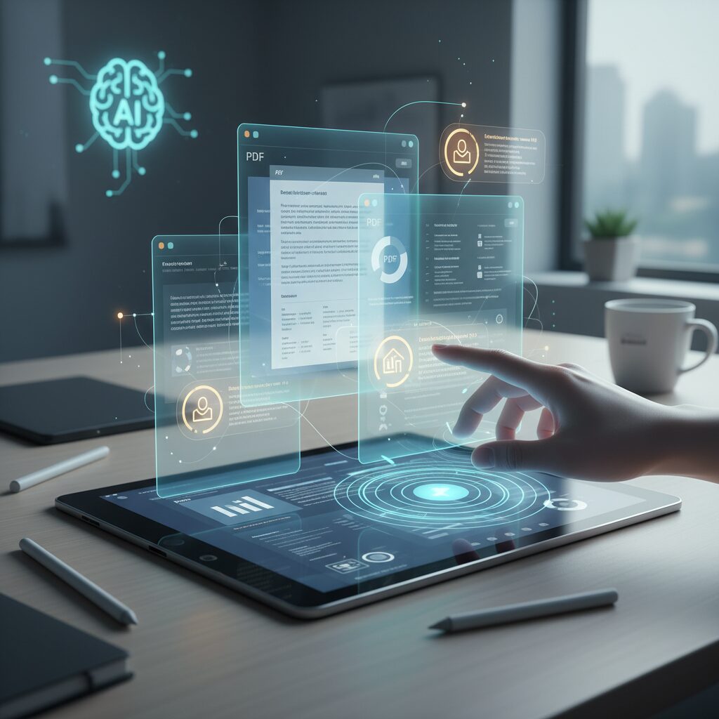 Liquid Glass UIと直感的なしおりアクセス のイメージ