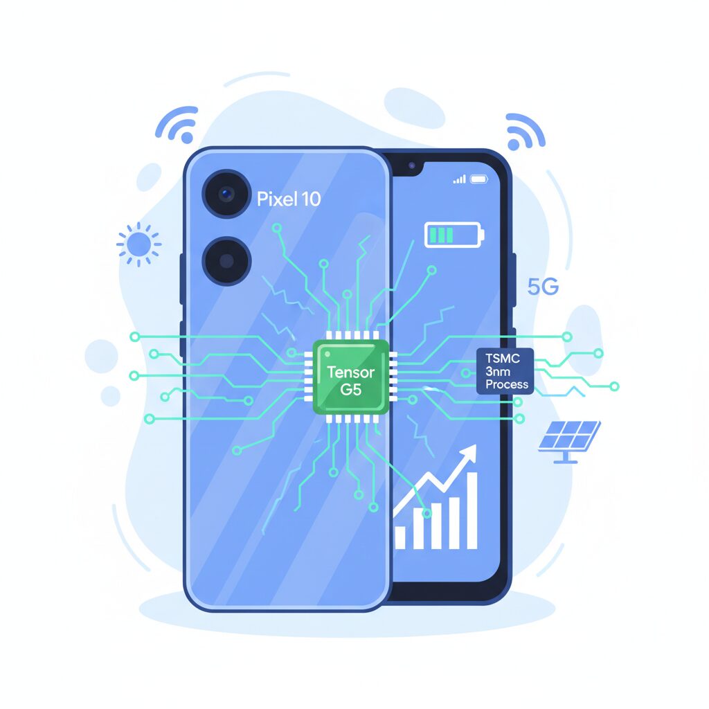 Tensor G5とTSMC 3nmプロセスが電力効率にもたらした変化 のイメージ