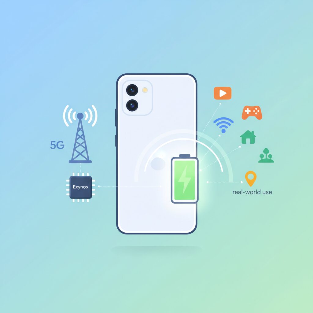Exynosモデム継続採用が実使用時に与える影響 のイメージ