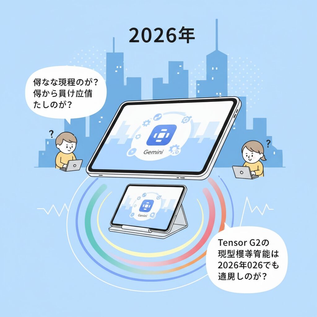 Tensor G2の処理性能は2026年でも通用するのか のイメージ