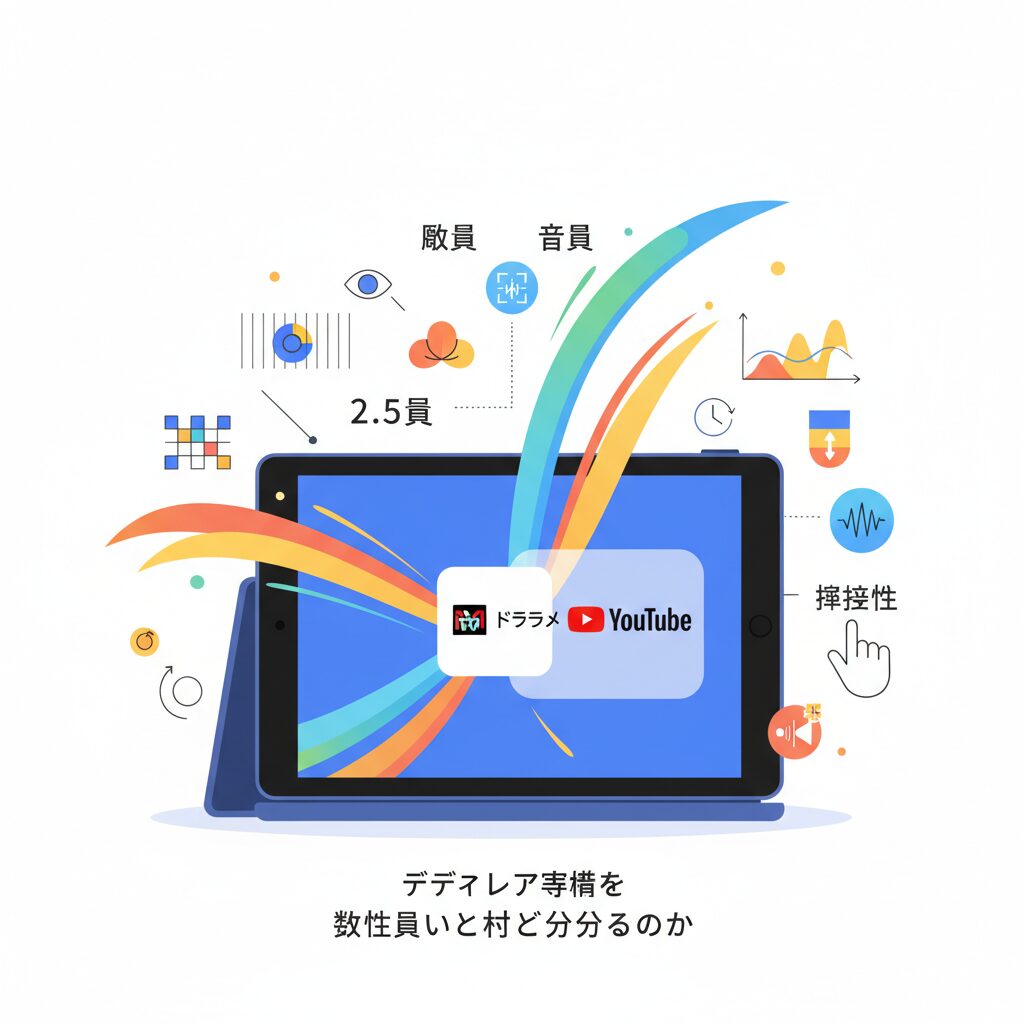 ディスプレイ性能を数値で見ると何が分かるのか のイメージ