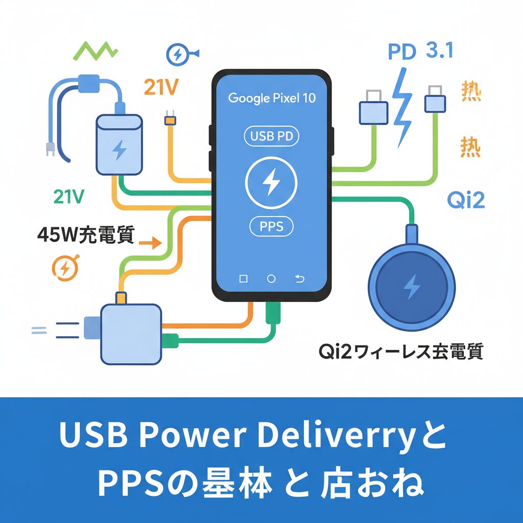 USB Power DeliveryとPPSの基本と落とし穴 のイメージ