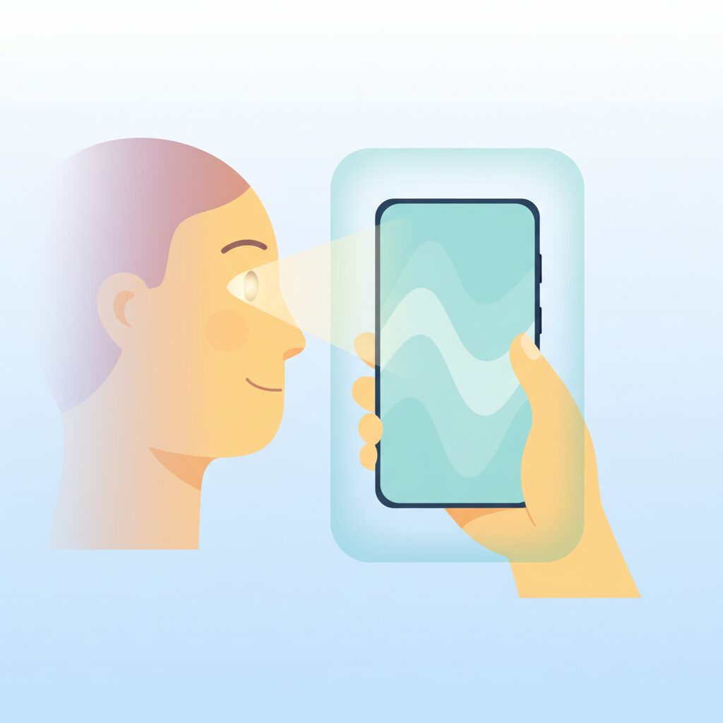 新機能「敏感な目のための明るさ調整」の仕組み のイメージ