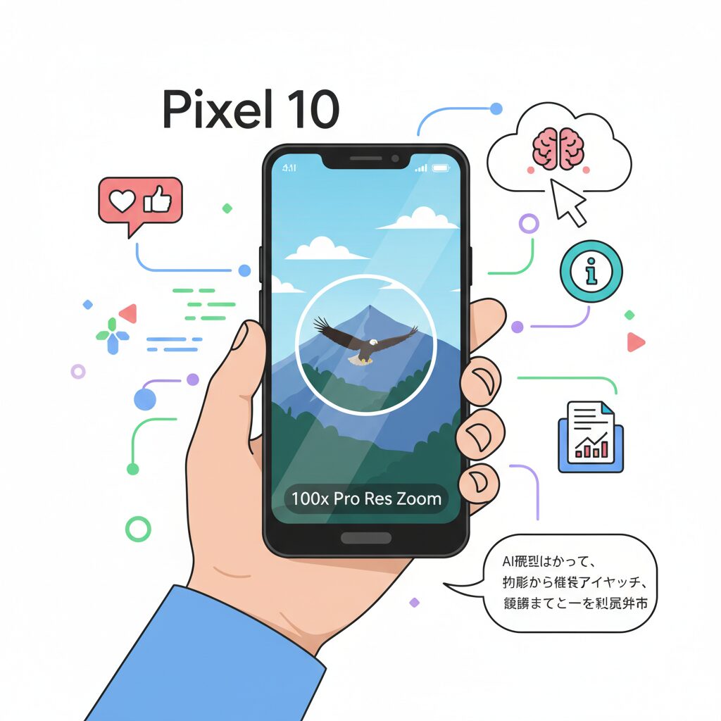 100x Pro Res Zoomに見るAI補完型ズームの実力 のイメージ