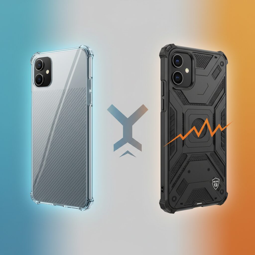 日本のスマートフォンケース市場に起きている二極化 のイメージ