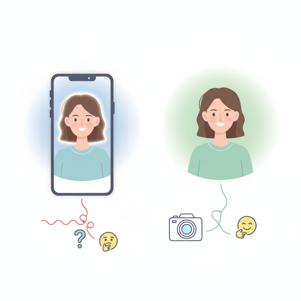 ポートレートモードが生む「不自然さ」とは何か のイメージ