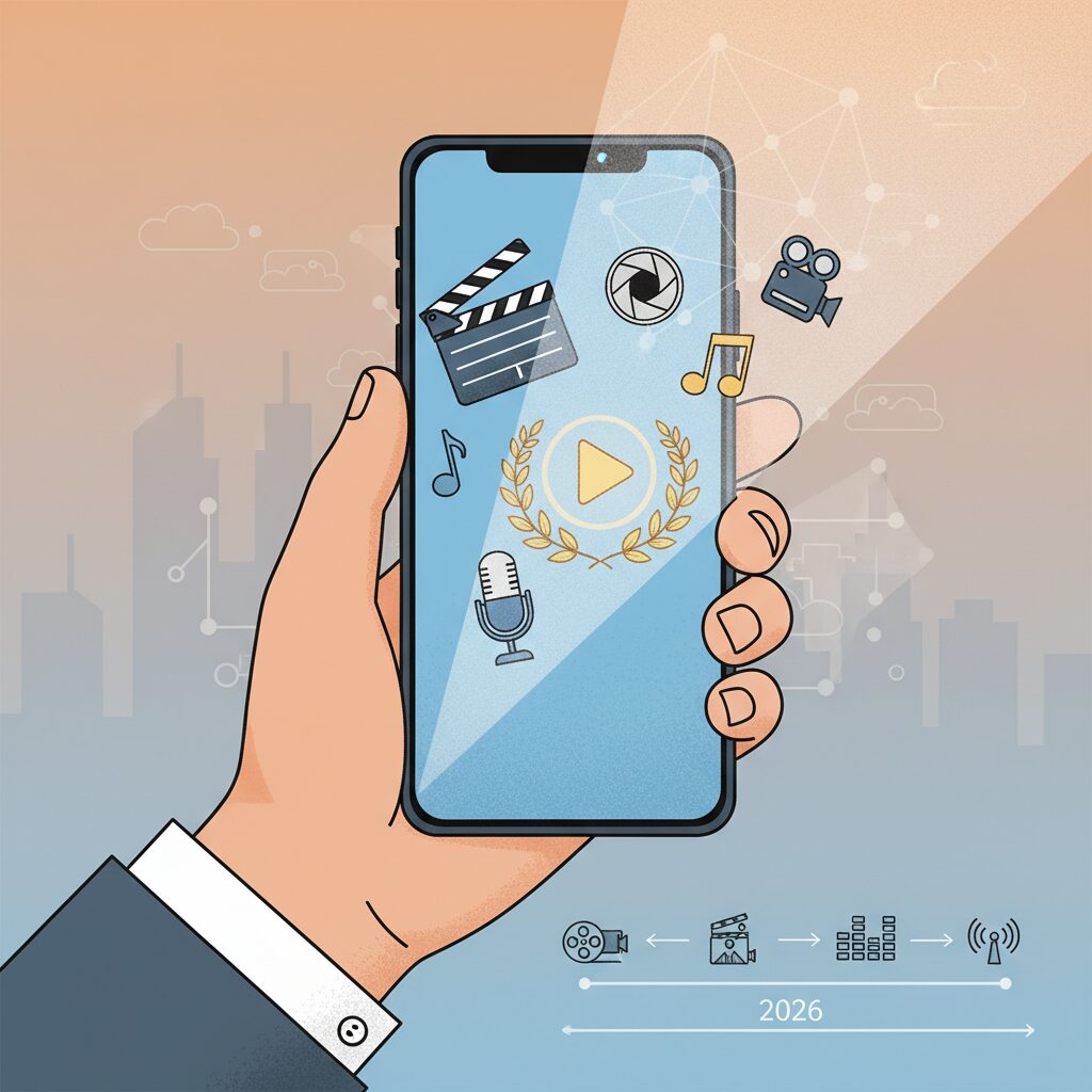 2026年にスマホ動画がプロ領域へ到達した理由 のイメージ