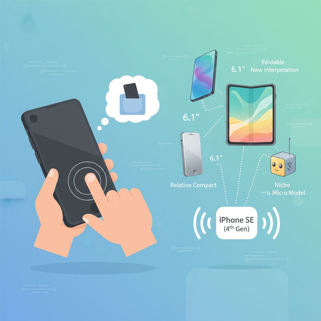 iPhone SE（第4世代）がもたらす小型スマホ市場への影響 のイメージ