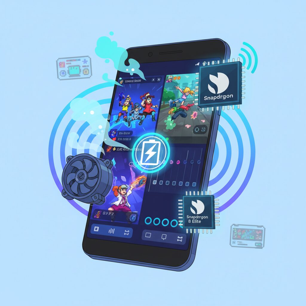 ゲーミングスマホに求められる性能基準の変化 のイメージ