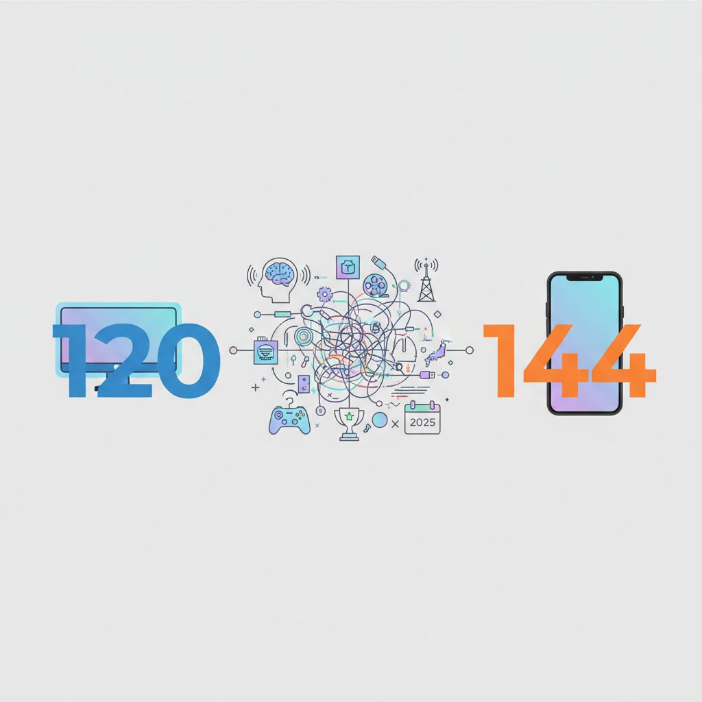 人間の目はどこまで滑らかさを認識できるのか のイメージ