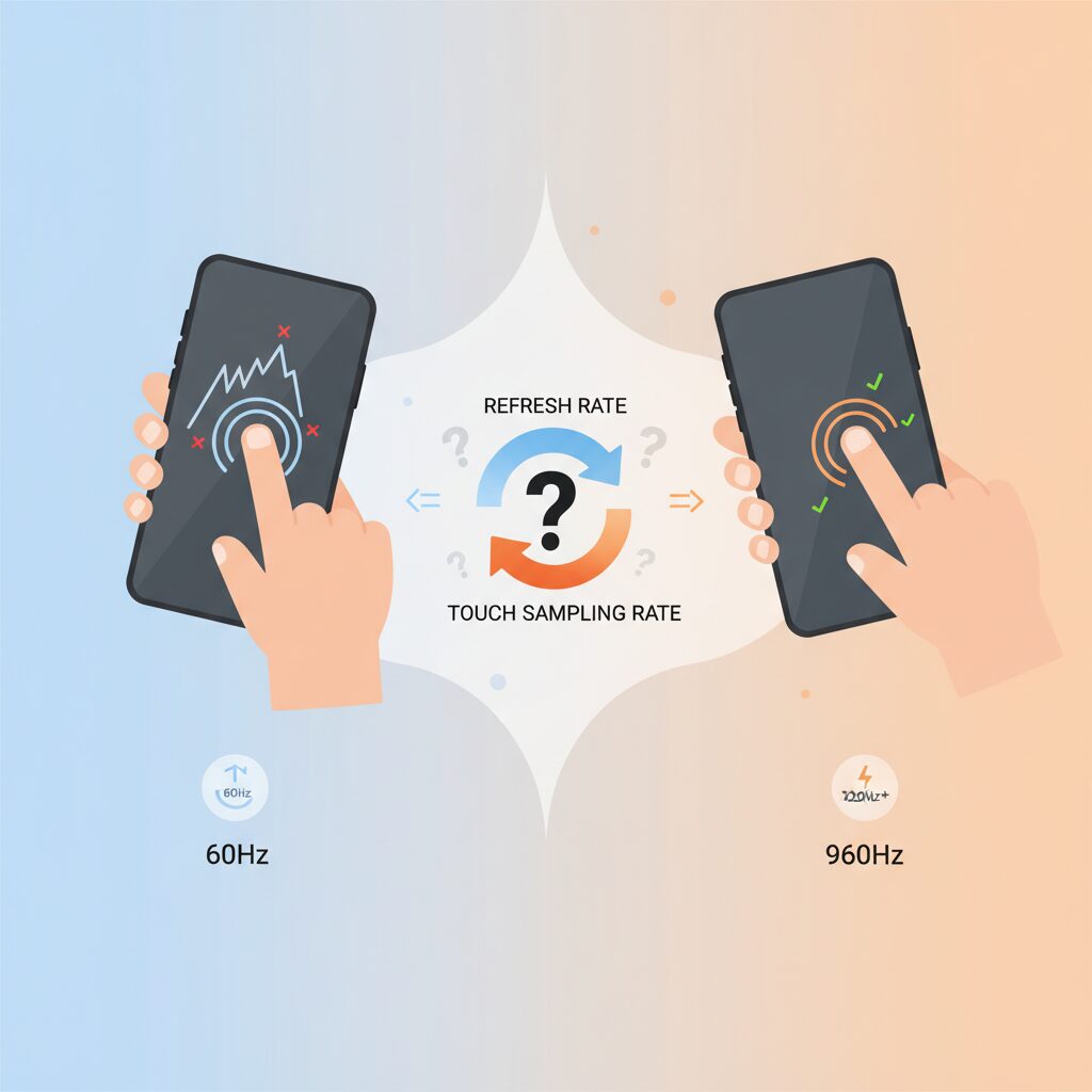 リフレッシュレートとの違いと混同されやすいポイント のイメージ