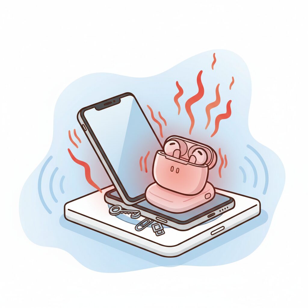 位置ズレと金属異物が引き起こす危険な加熱現象 のイメージ