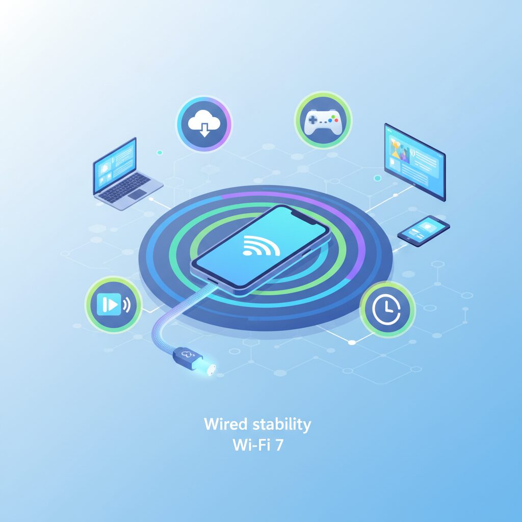 Wi‑Fi 7の中核技術とユーザー体験への影響 のイメージ