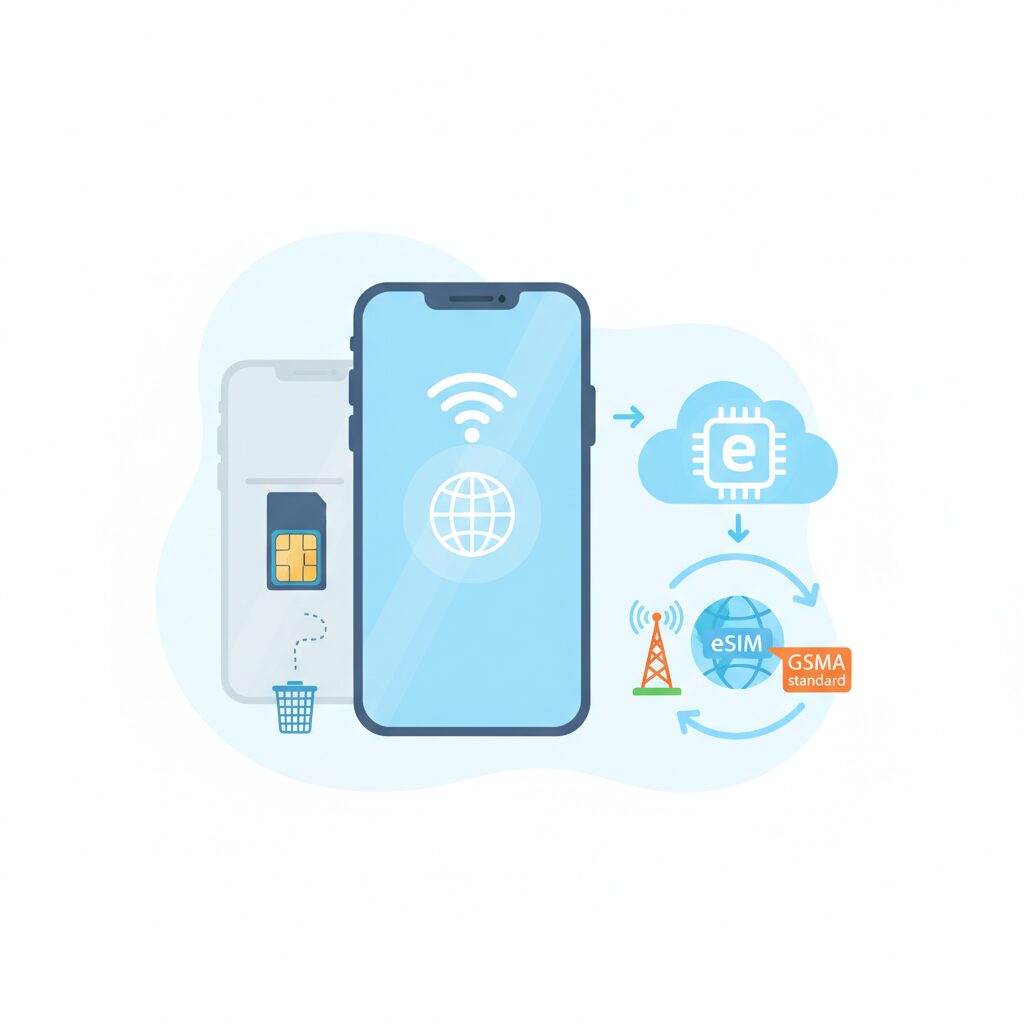 GSMA標準から読み解くeSIM技術の仕組み のイメージ