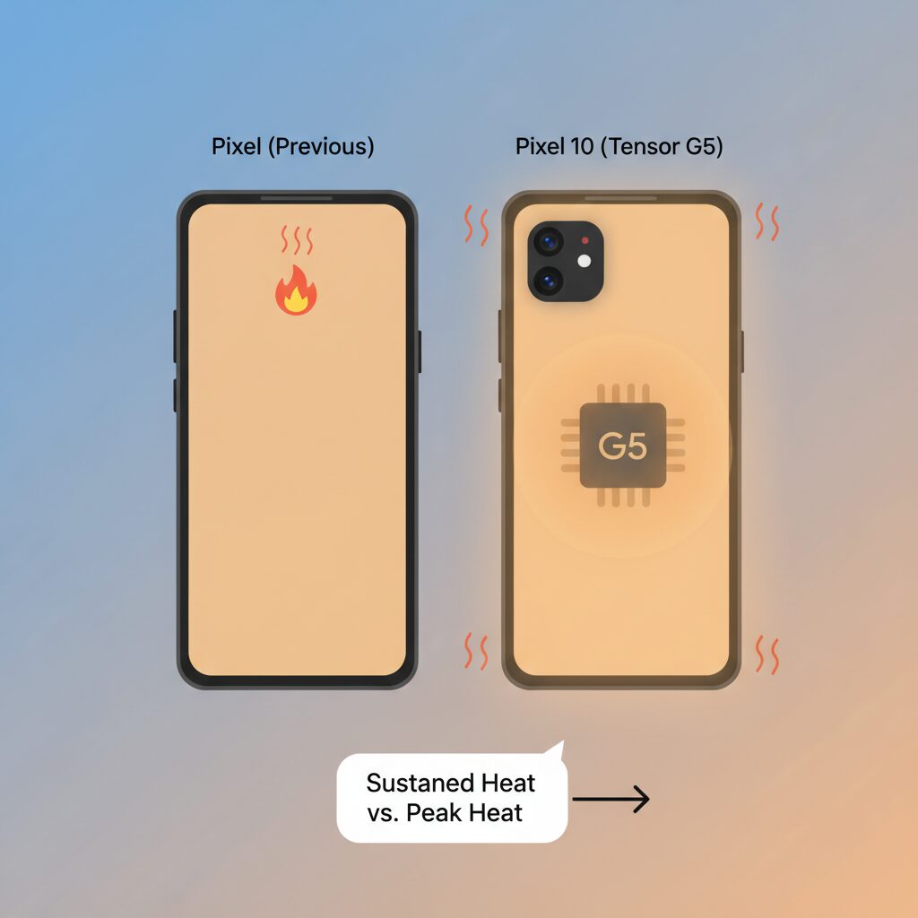 Tensor G5の特徴と従来Pixelとの決定的な違い のイメージ