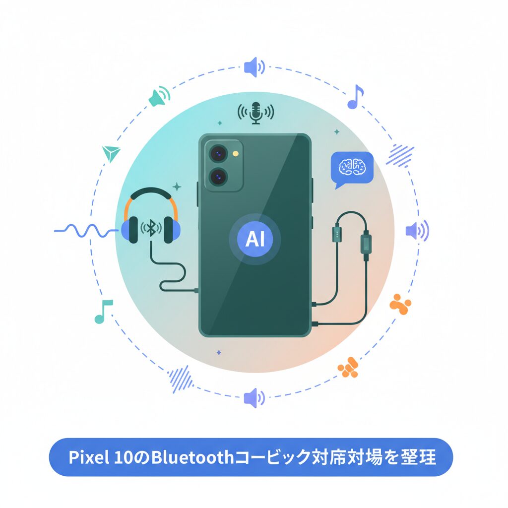 Pixel 10のBluetoothコーデック対応状況を整理 のイメージ