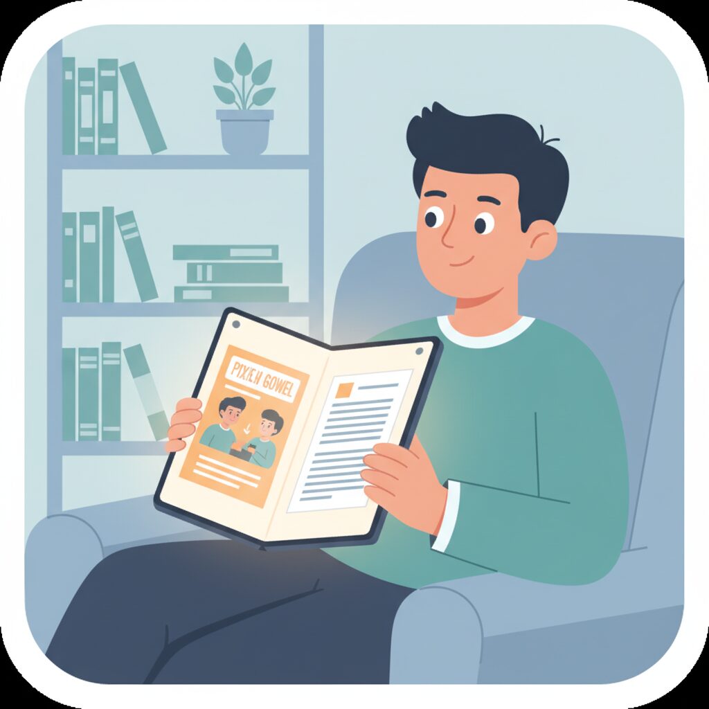 Pixel 10 Pro Foldのディスプレイ性能が読書に与える影響 のイメージ