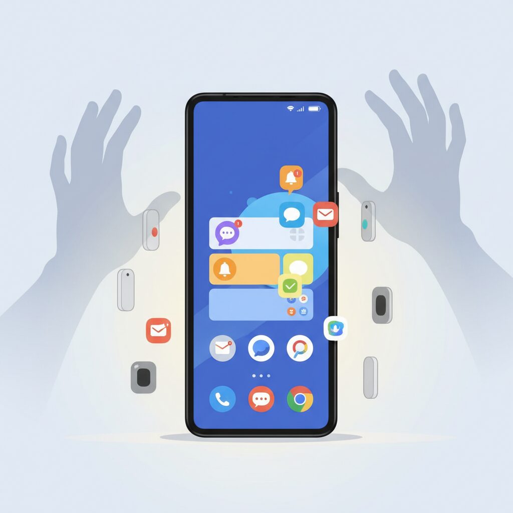 外画面が主役になる理由とユーザー行動の変化 のイメージ
