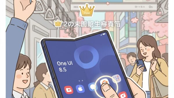 Galaxy Z Fold 7は片手操作の常識を変える？215gの軽量化とOne UI 8.5が実現したフォルダブル最適解