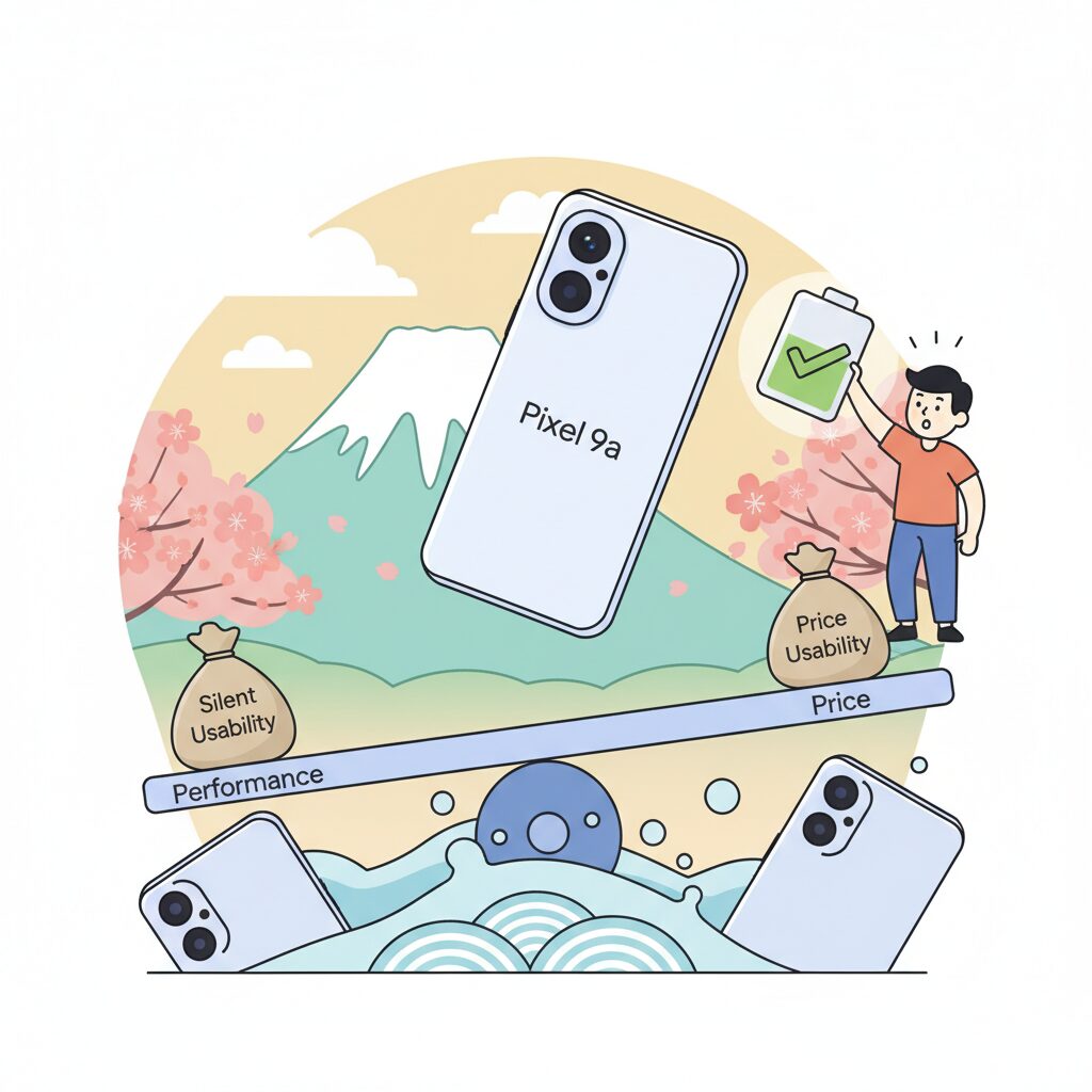 日本市場で支持されるPixel aシリーズの立ち位置 のイメージ