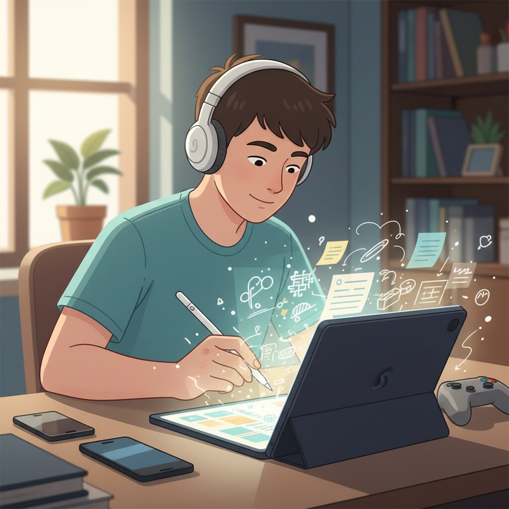 Sペンが生む没入感と他社ペン方式との決定的な違い のイメージ