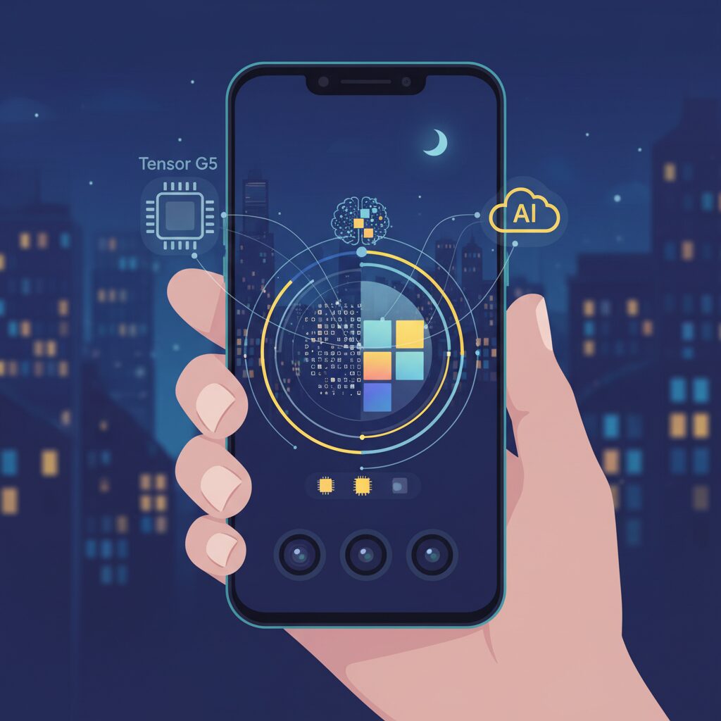 カメラセンサー構成とピクセルビニングの役割 のイメージ