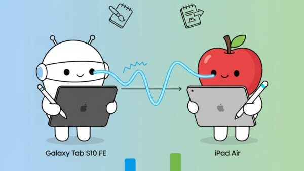 Galaxy Tab S10 FEは本当に“描ける”のか？Sペン遅延と描画性能を徹底分析【iPad Air比較】
