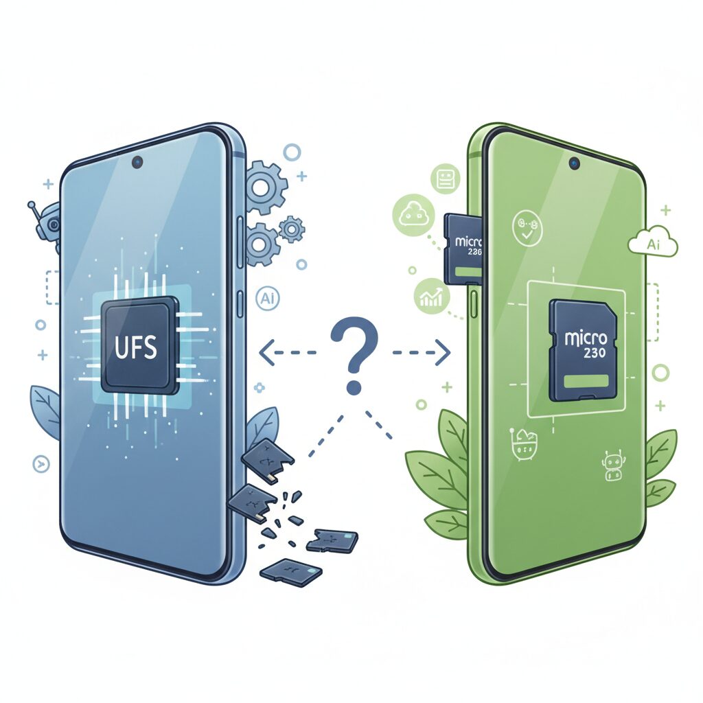 Galaxyシリーズに見るmicroSD廃止と維持の分岐点 のイメージ