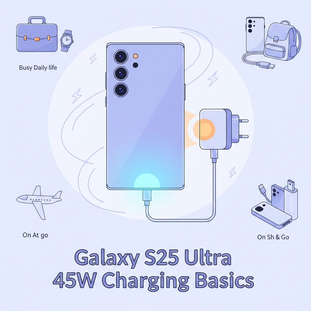 Galaxy S25 Ultraが採用する45W充電の基本仕様 のイメージ