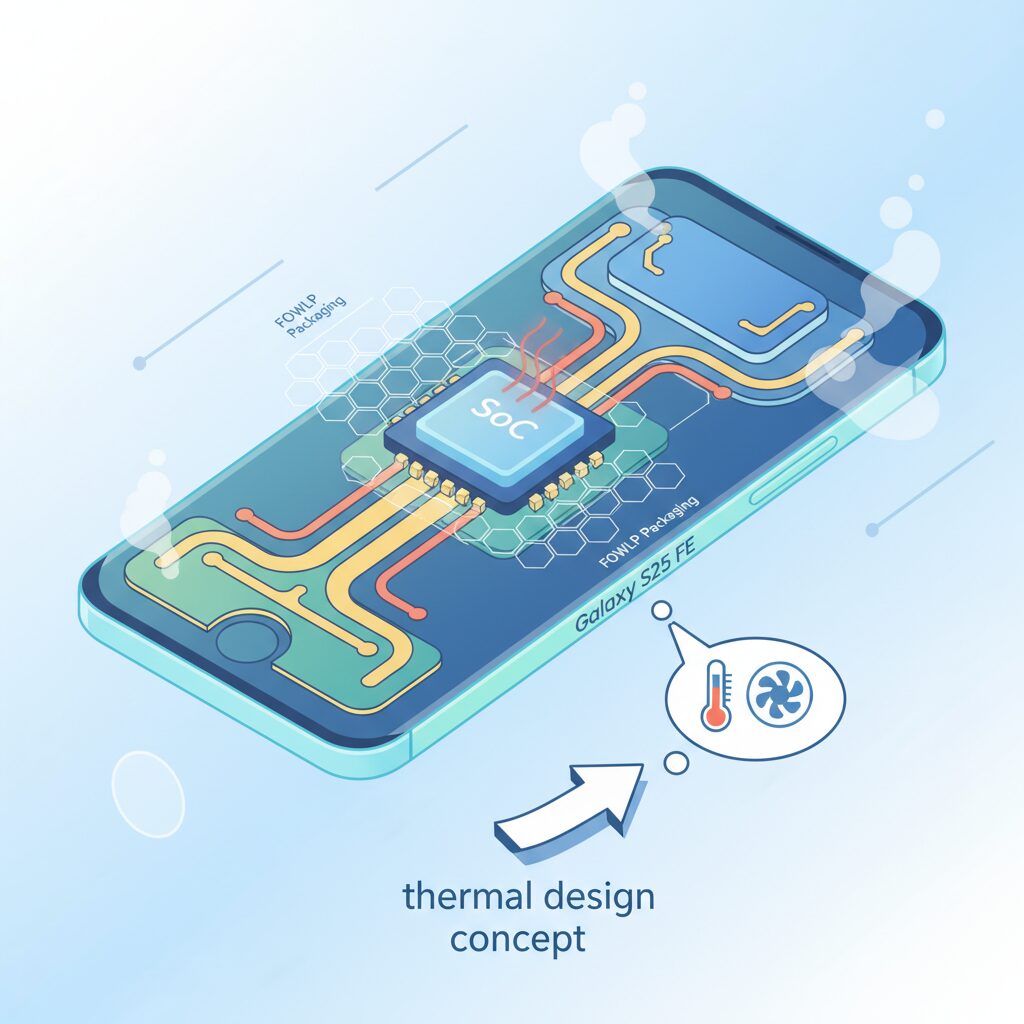 FOWLPパッケージングと放熱設計の考え方 のイメージ
