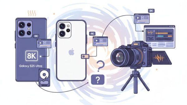 Galaxy S25 Ultraの8K動画は本当に使える？iPhoneやミラーレスと徹底比較する実用性の真実