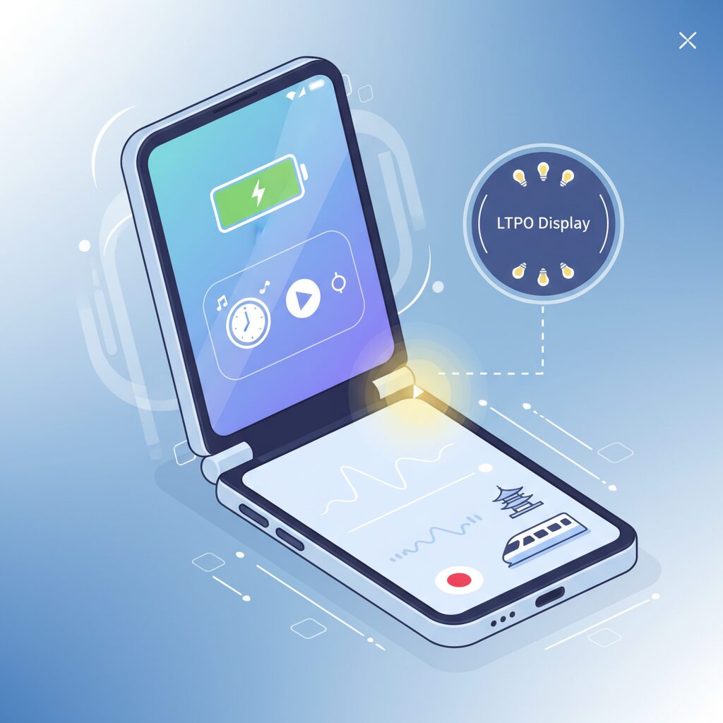 LTPOディスプレイが電池持ちに与える影響 のイメージ
