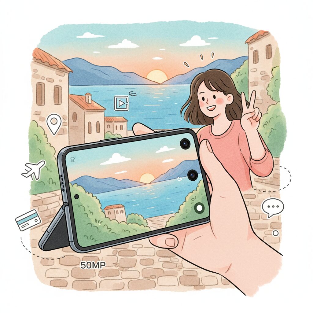 FlexCamと50MPカメラが生み出す新しい旅写真の撮り方 のイメージ