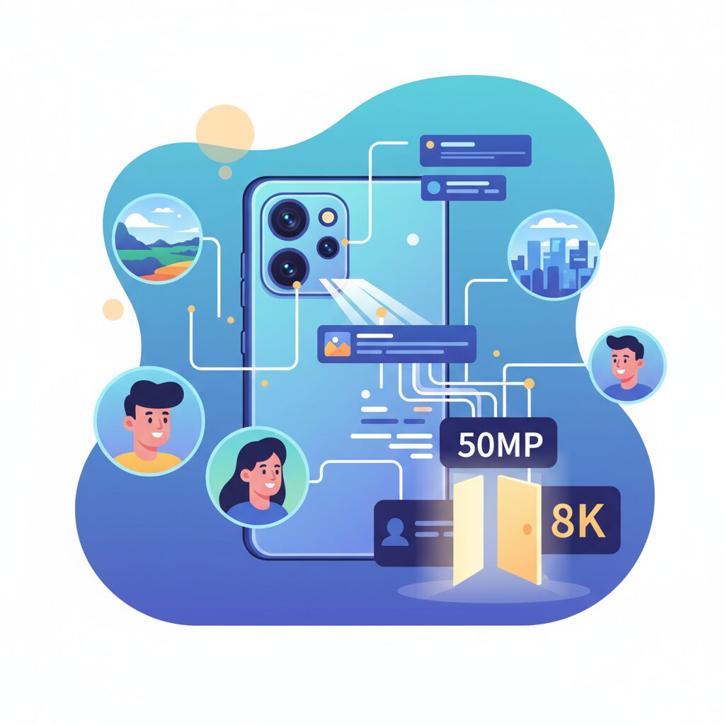 超広角50MP化が切り開く8K撮影の新しい使い道 のイメージ