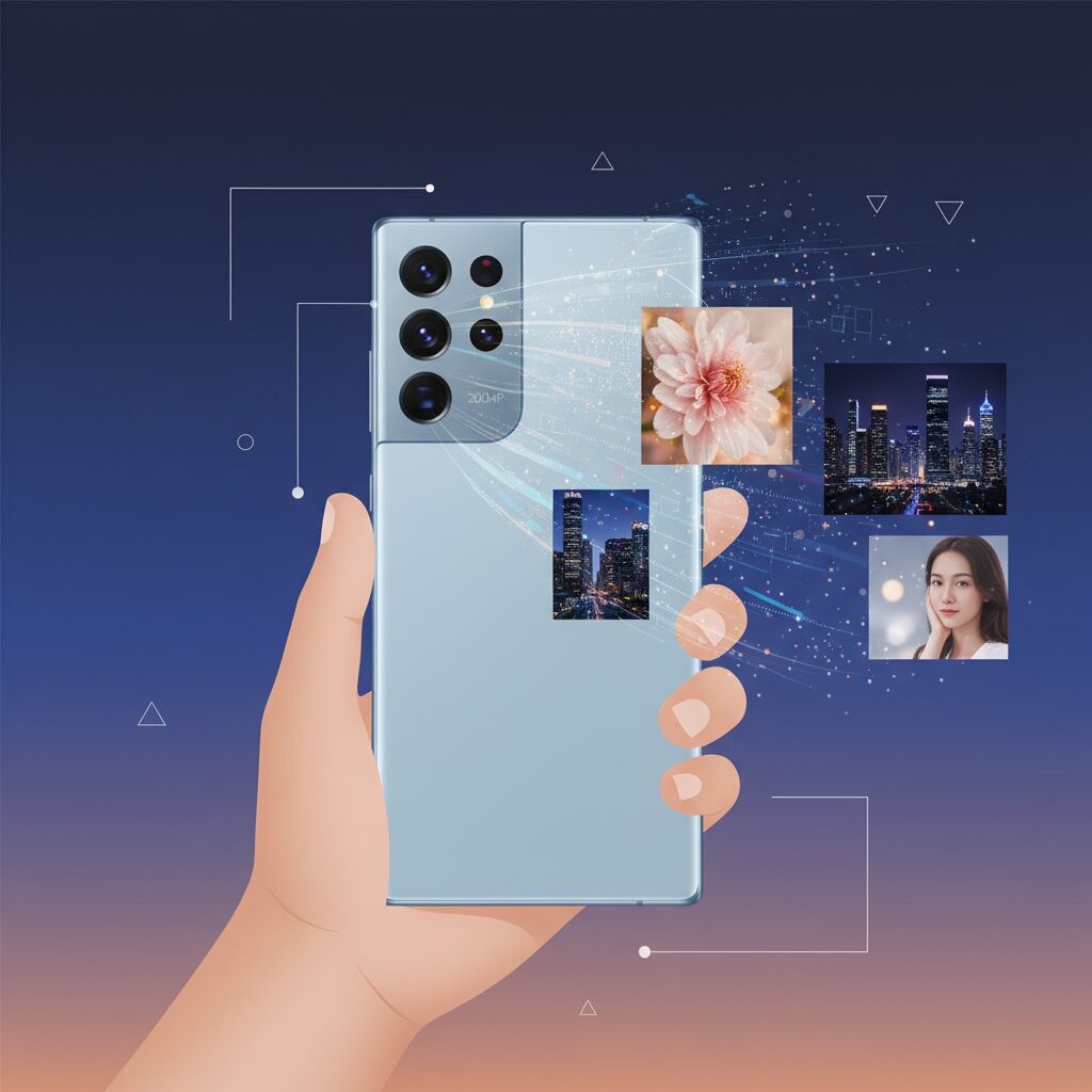 200MPメインセンサーがもたらす実用的な画質進化 のイメージ