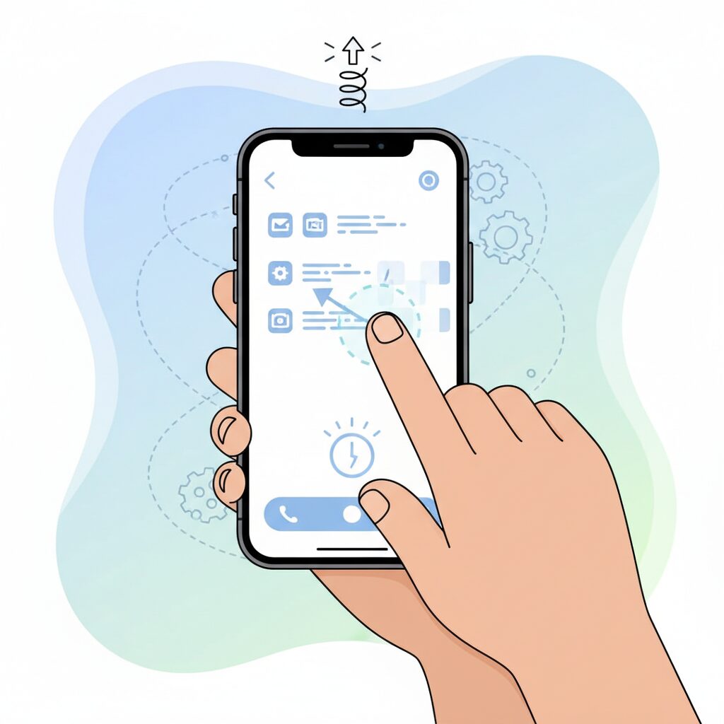 「サクサク感」を左右するタッチ遅延の仕組み のイメージ