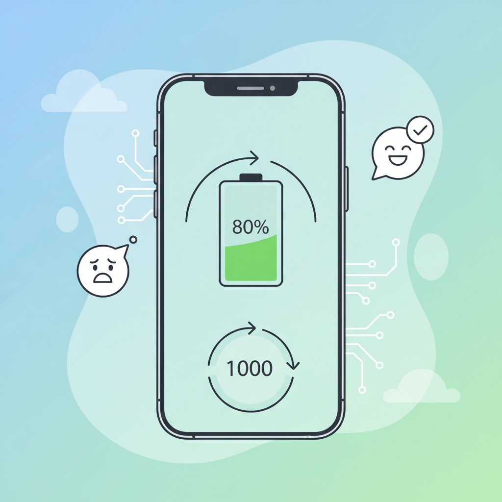 リチウムイオンバッテリーの寿命と1,000サイクル設計の意味 のイメージ